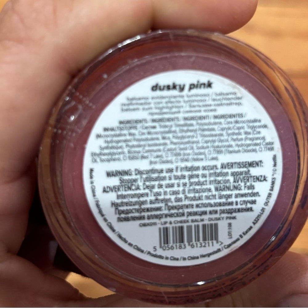 New OUTER BANKS × Lottie Lip Cheek Balm Kookproof DUSTY PINK Multi-purpose - Picture 5 of 5